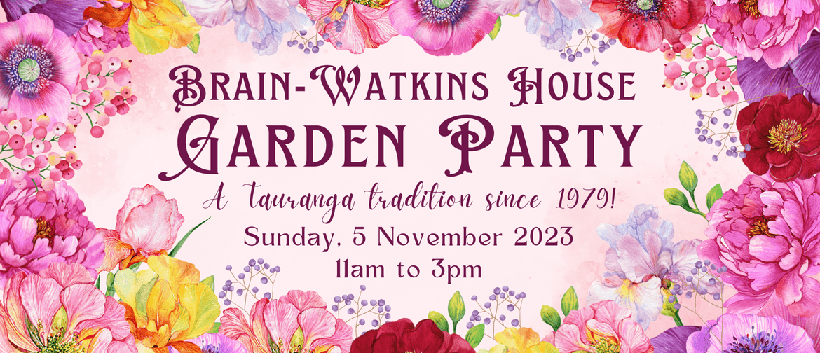 Brain-Watkins House Garden Party 2023