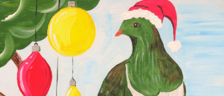 Auckland Paint and Wine Night - Christmas Kereru