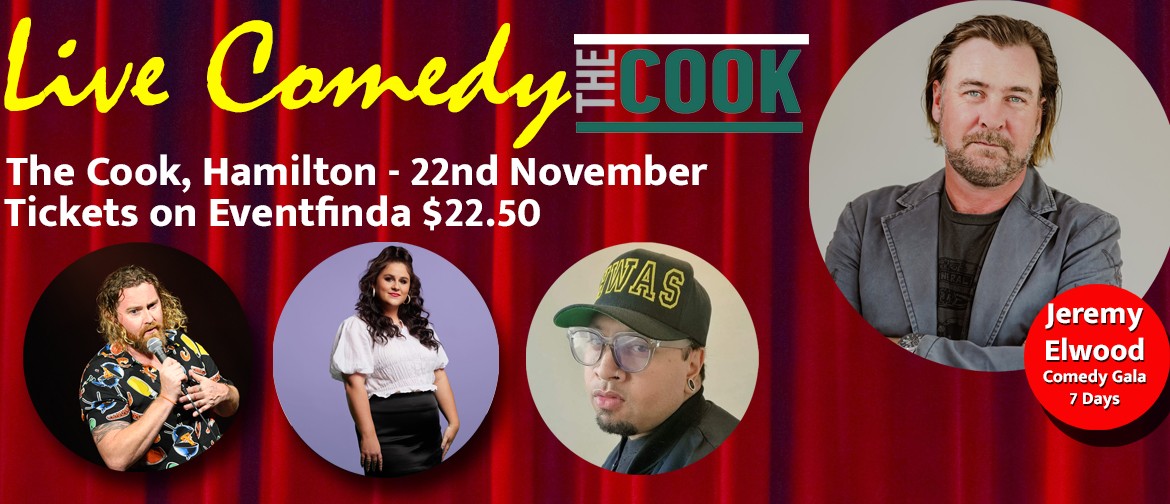 Comedy at The Cook Hamilton with Jeremy Elwood