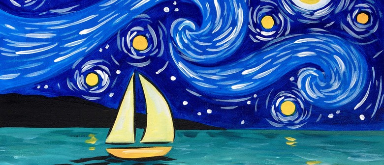 Taupo Paint and Wine Night - Sail a Starry Night