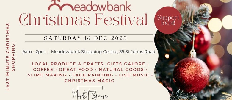 Meadowbank Christmas Festival!