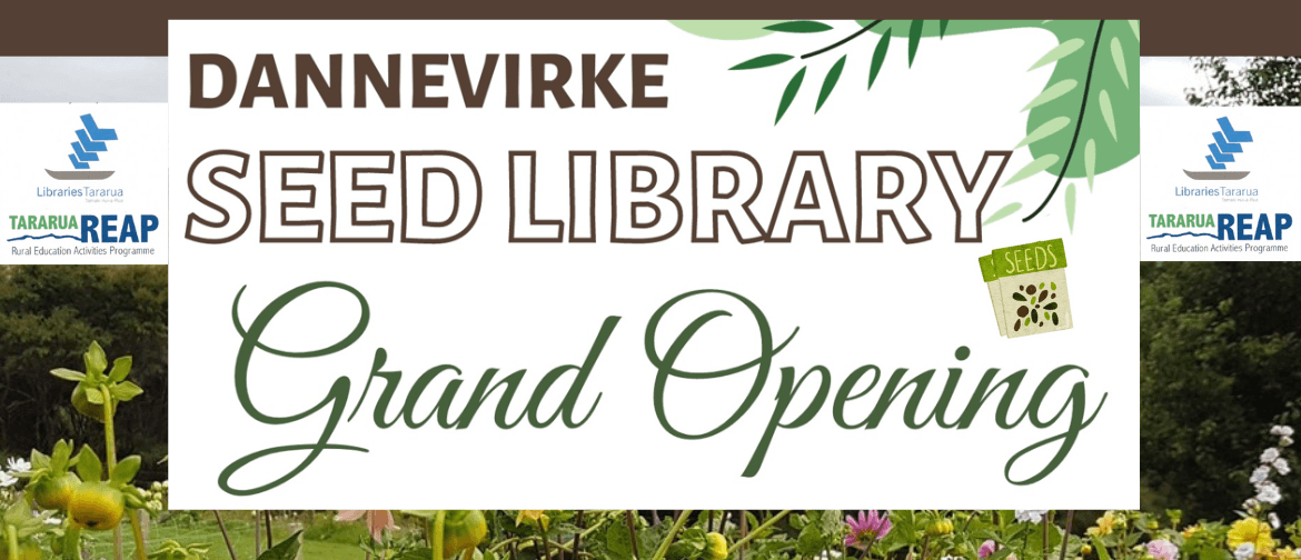 Dannevirke Seed Library Grand Opening