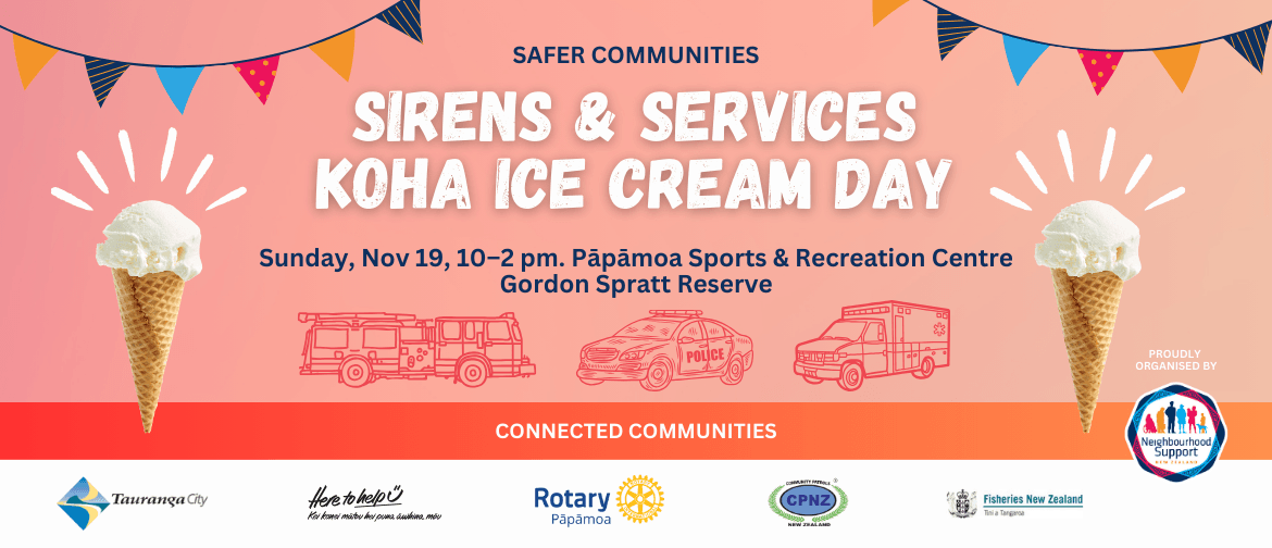 Sirens and Services, Koha Ice Cream Day