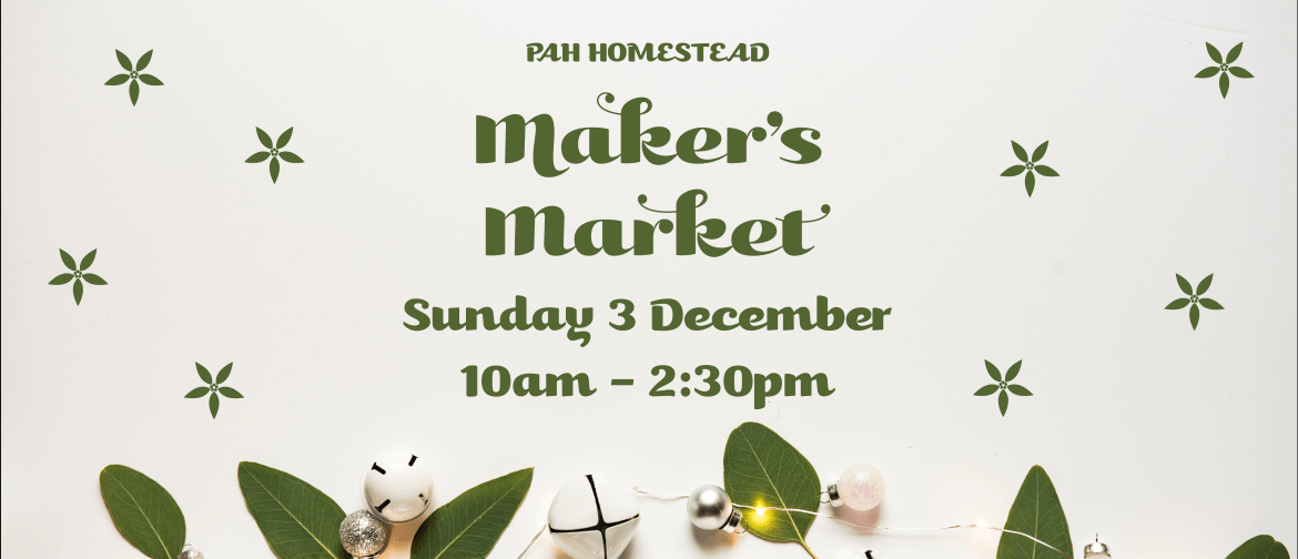 Annual Maker's Market at Pah Homestead
