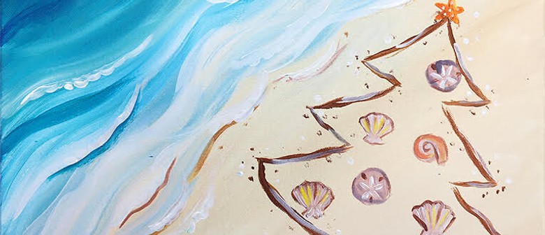 Christmas Beach Painting With Chloe Lam