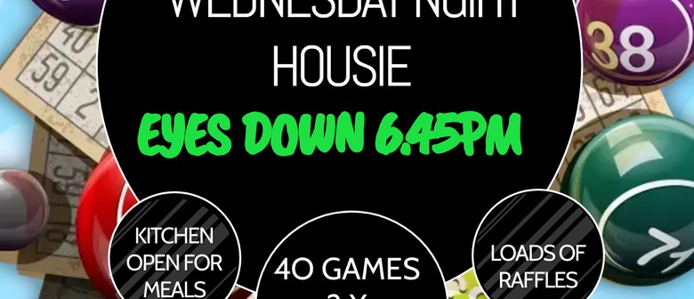 Wednesday Weekly Housie