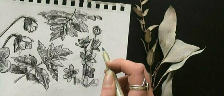 H16. Botanical Ink Pen Illustration with Chloe Lam