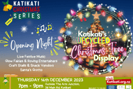 Image for event: Opening Night - Katikati's Upcycled Christmas Tree Display