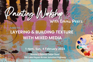 Image for event: Painting Class: Layering & Building Texture with Mixed Media