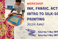 Image for event: Jessie Kanji - Intro to Silk-Screen Printing