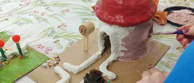 H2. Paper Clay Fairy Houses with Ricki Meaker