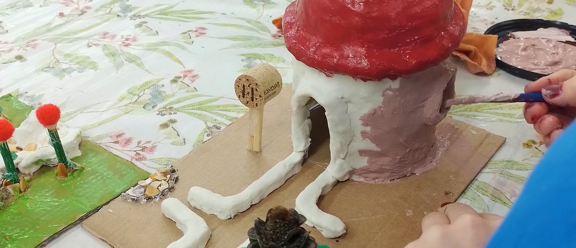 H2. Paper Clay Fairy Houses with Ricki Meaker