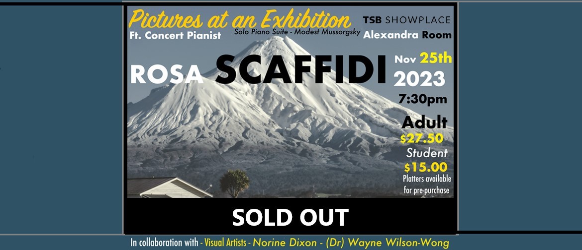 Pictures at an Exhibition ft. Concert Pianist Rosa Scaffidi: SOLD OUT Pictures at an Exhibition ft. Concert Pianist Rosa Scaffidi: SOLD OUT