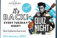 Image for event: Quiz Night - The Old Vicarage