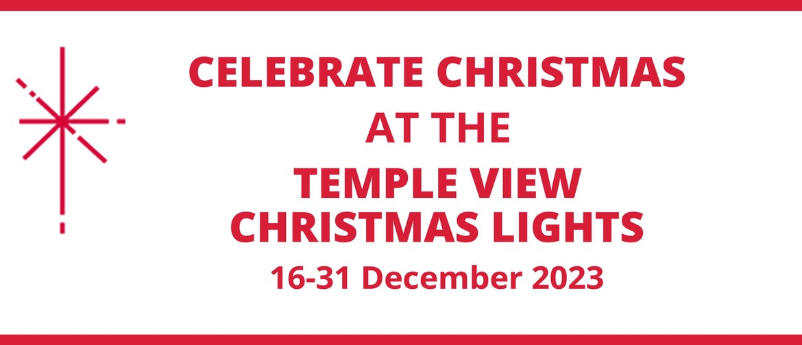 Temple View Christmas Lights
