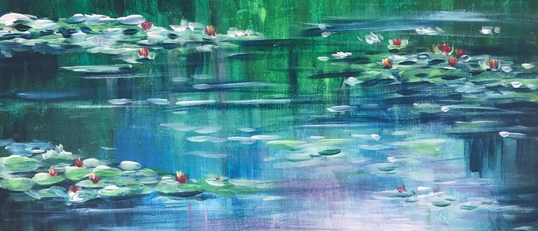 Paint & Chill Fri 6pm - Monet Water Lilies!