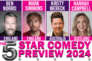 Image for event: The 5 Star Comedy Preview 2024
