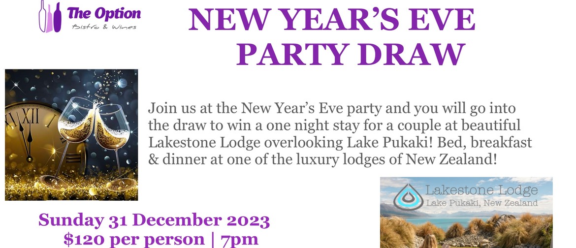 New Year’s Eve Party and Surprise Draw