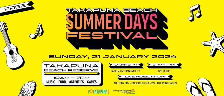 Takapuna Beach Summer Days Festival - Auckland - Eventfinda