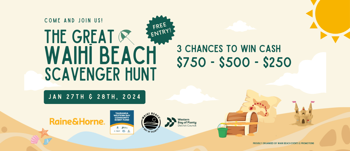 The Great Waihī Beach Scavenger Hunt 2024