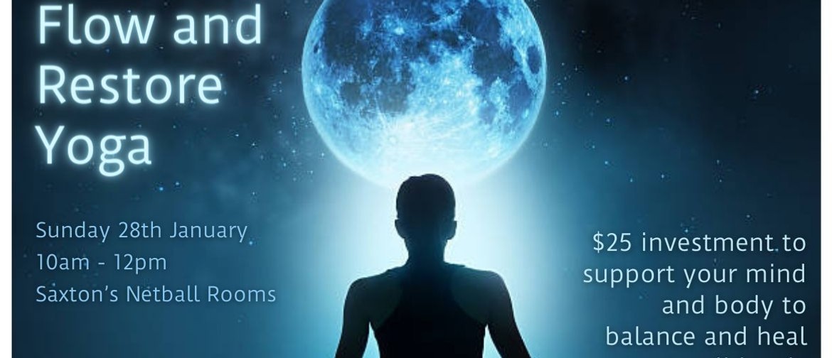 Full Moon Flow and Restore Yoga