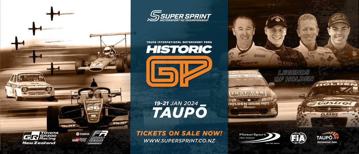 Round 2 Super Sprint NZ - Taupo Historic GP