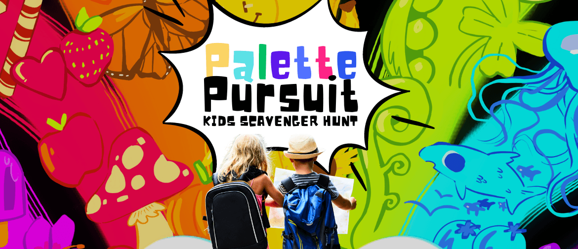 Palette Pursuit Kid's Scavenger Hunt Event Day