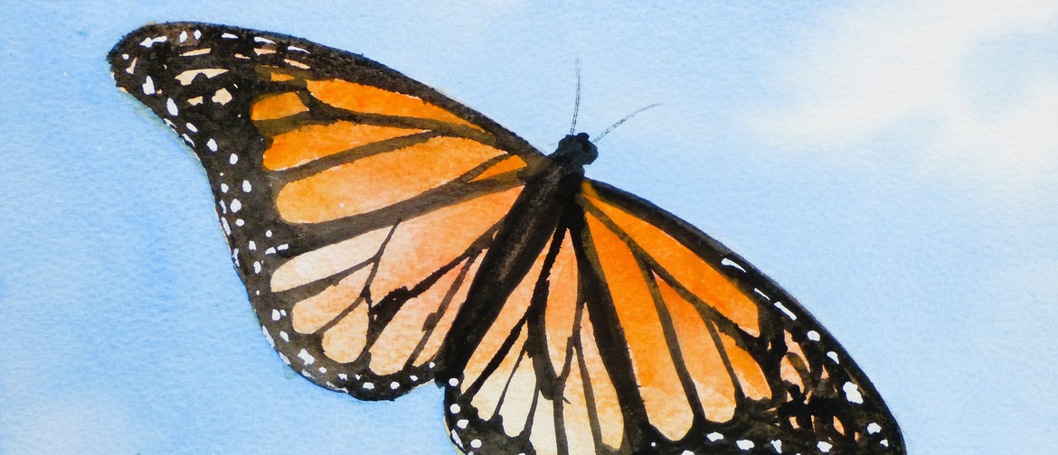 School Holiday Art Classes Monarch Butterfly