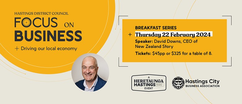 Focus on Business with David Downs, CEO of New Zealand Story