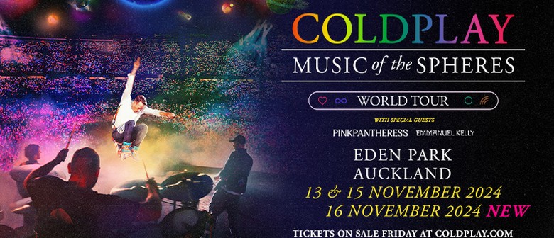 Coldplay 'Music of the Spheres World Tour' -Third Auckland