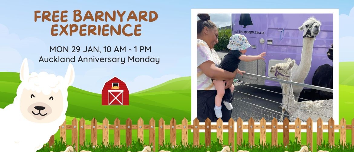 Free Barnyard experience for kids