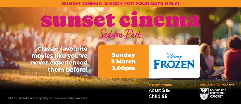 Seddon Park Sunset Cinema - Disney's Frozen