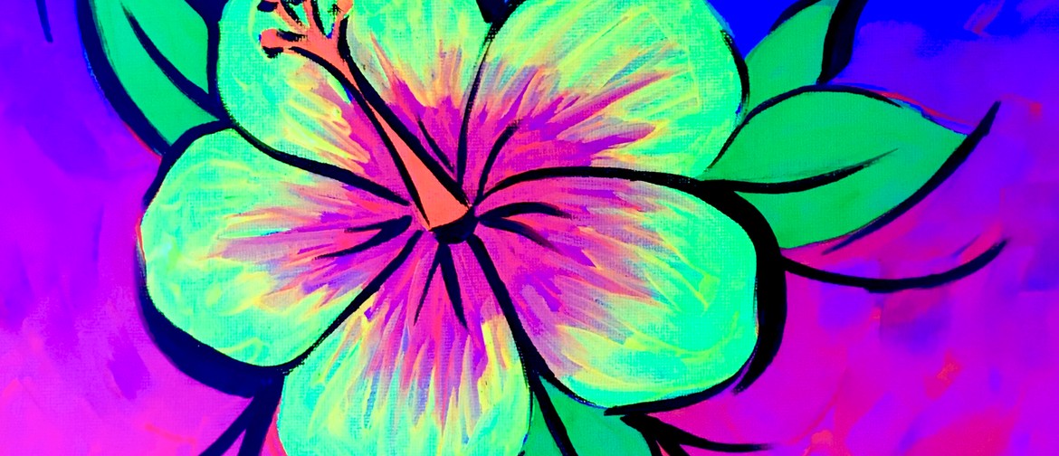 AKL Glow In The Dark Paint Party - Night Blooming Hibiscus: CANCELLED