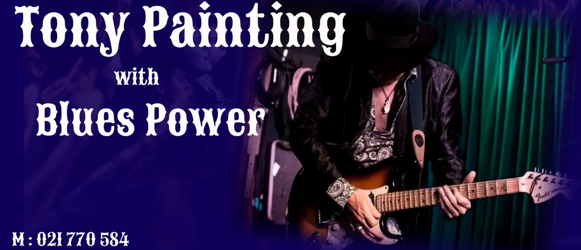 Tony Painting With Blues Power