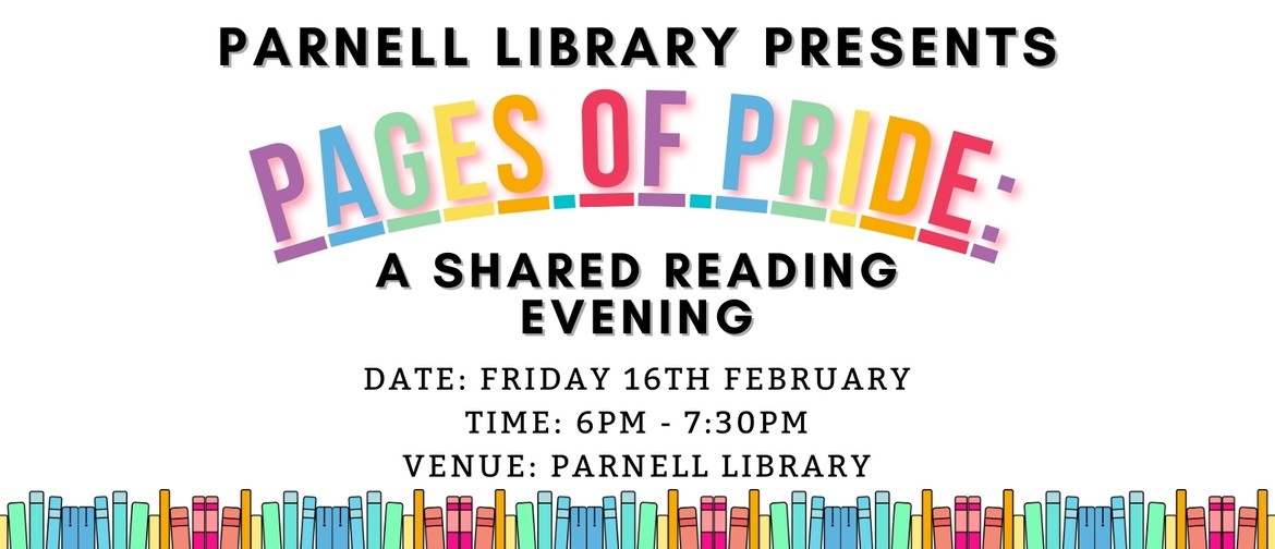 Pages of Pride - A Shared Reading Evening