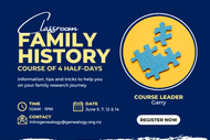 Image for event: Classroom Family History Course - June