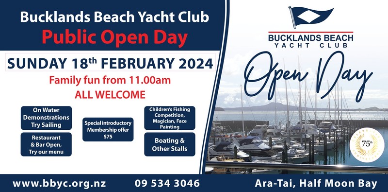 bucklands beach yacht club open day