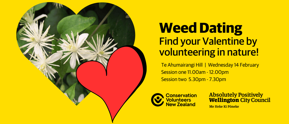 Weed Dating: Find your Valentine (by volunteering!)