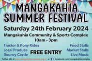 Image for event: Mangakahia Summer Festival