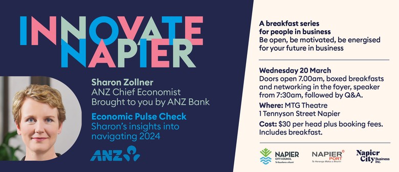 Innovate Napier - ANZ Chief Economist, Sharon Zollner