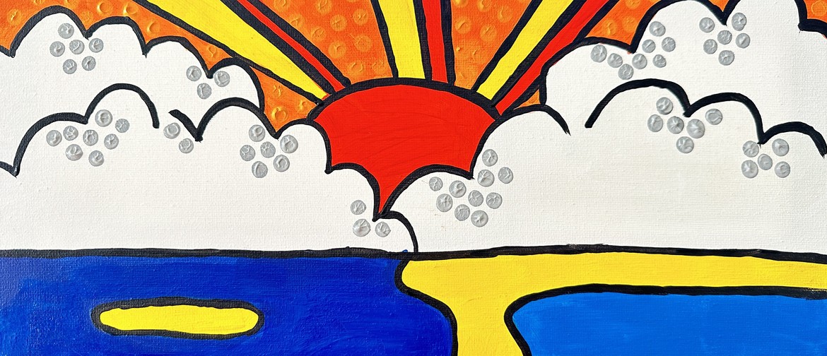 Tauranga Pop Art: Pop Art Sun (Choose Your Own Colours)