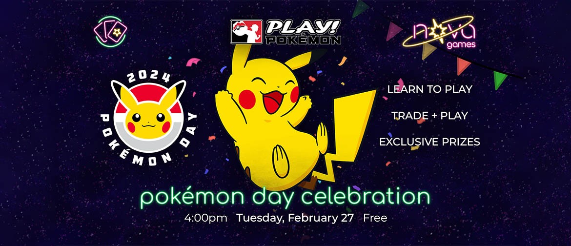 Pokemon Day Celebration at Nova Games