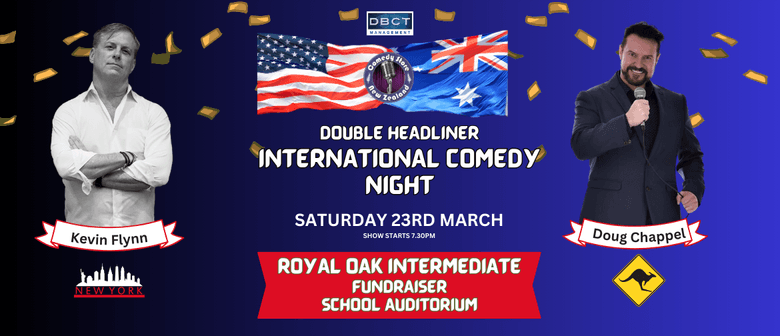 International Comedy Night Fundraiser - Double Headliner: CANCELLED