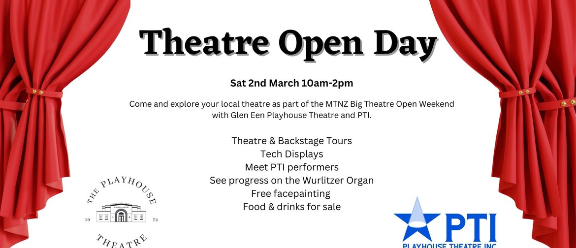 Glen Eden Playhouse Theatre Open Day Auckland Eventfinda