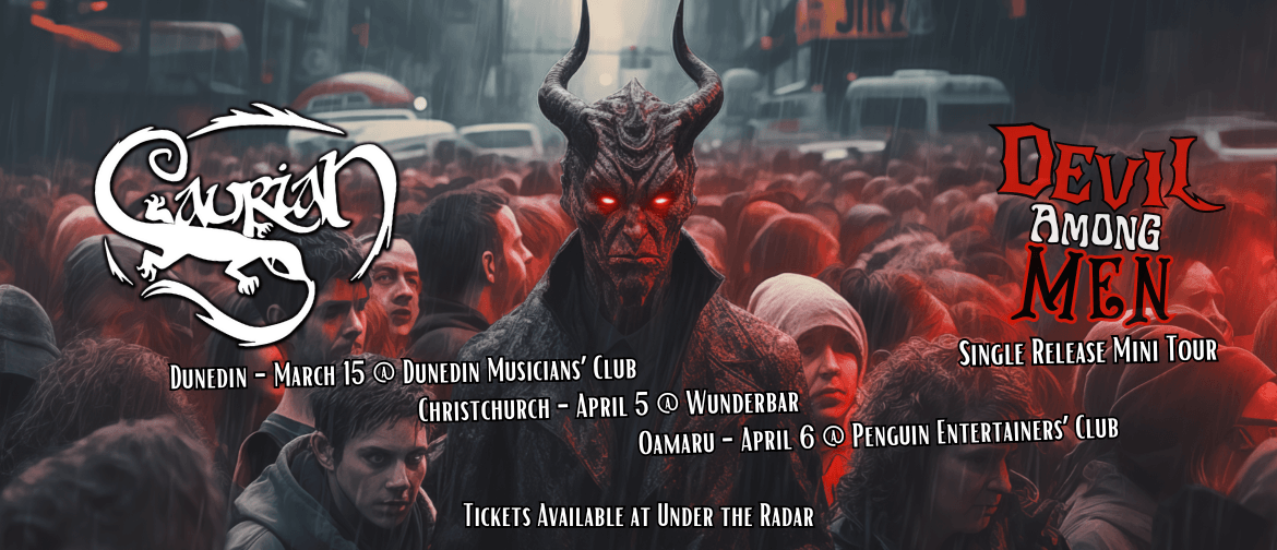 Saurian - Devil Among Men Single Release - Tour Fundraiser Saurian - Devil Among Men Single Release - Tour Fundraiser