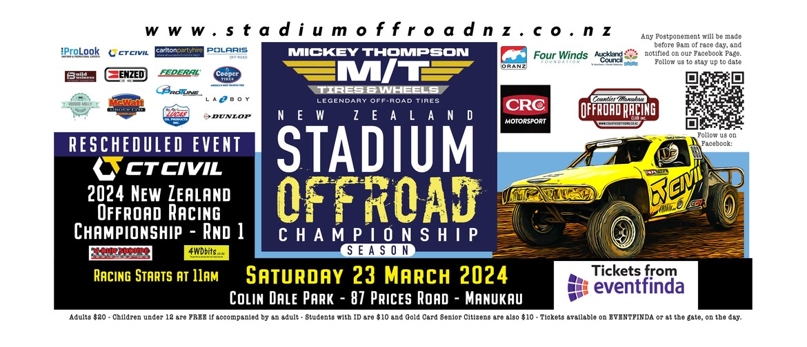 Mickey Thompson New Zealand Offroad Racing Champs - Round 1: POSTPONED