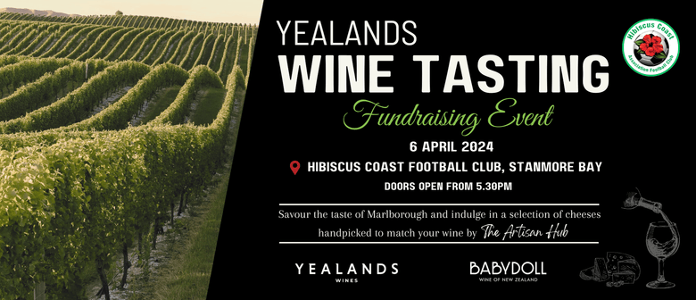 Yealands Wine Tasting Fundraising Night