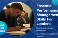 Image for event: Essential Performance Management Skills For Leaders
