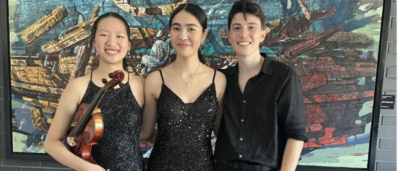 Kaha Trio. Madeline Xiao, piano; Lorna  Zhang, violin; Damon Herlihy-O’Brien, cello 