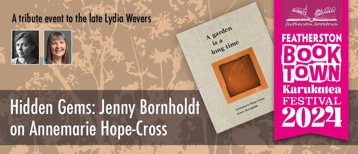 Hidden Gems: Jenny Bornholdt On Annemarie Hope-Cross